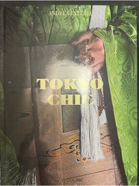 Assouline Tokyo Chic Hardcover in Green and Gold